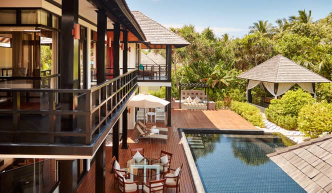 Sun Siyam Iru Fushi - Three Bedroom Over Water Aqua Retreat - Inside High View